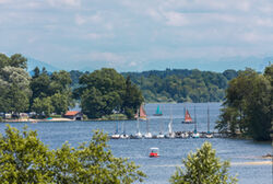 Ausblick Strandbad Seeteufel Scheuerecker