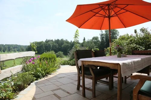Terrasse Ferienwohnung am Joklmohof 