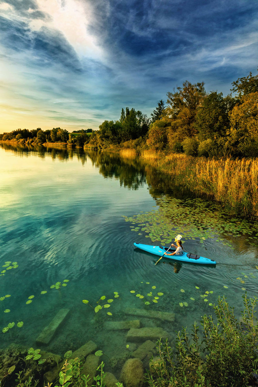 Kajak am Waginger See